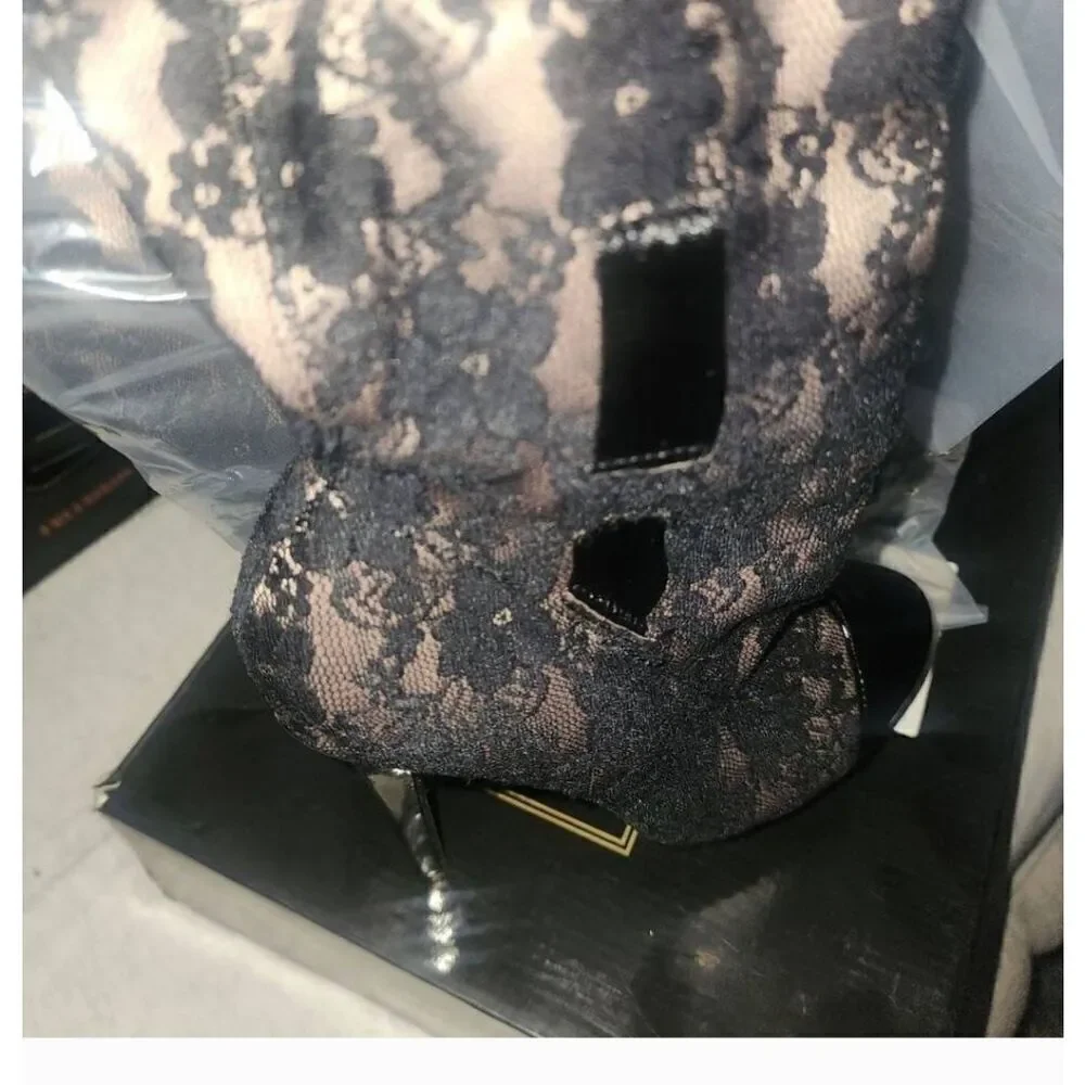 Colin Stuart Lace Thigh High Boots